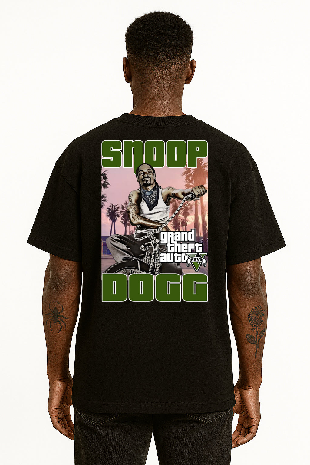 Snoop Dogg GTA-Inspired Graphic Tee – West Coast Hip Hop Streetwear T-Shirt