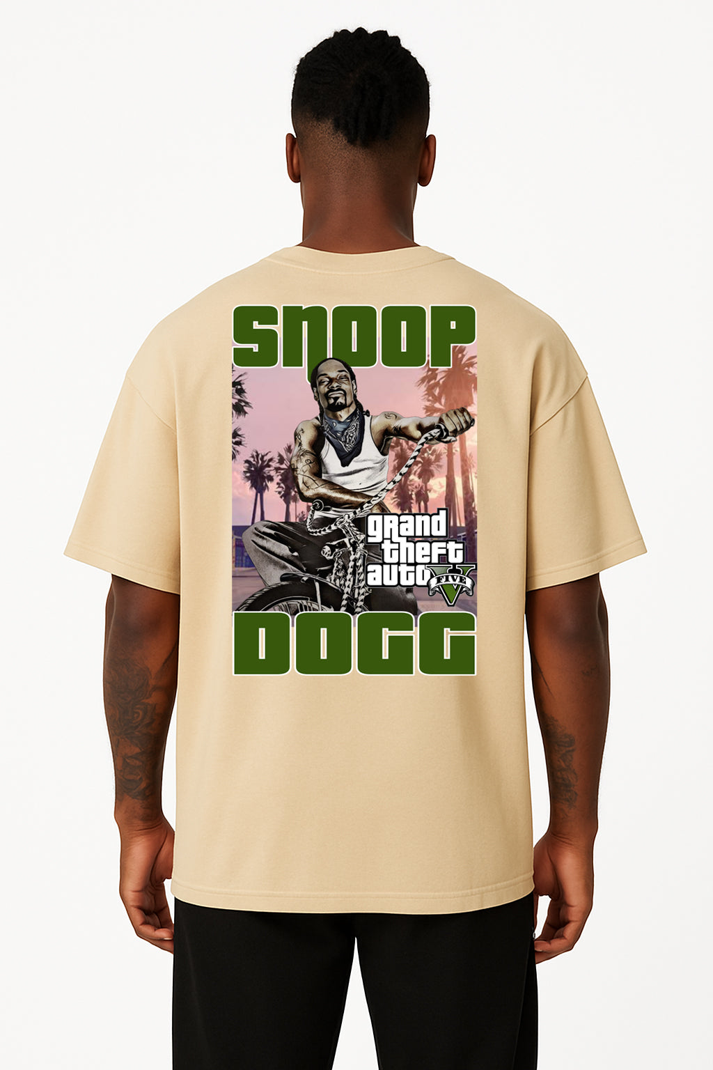Snoop Dogg GTA-Inspired Graphic Tee – West Coast Hip Hop Streetwear T-Shirt